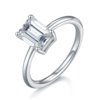 Classic 3ct Emerald Cut Lab Grown Diamond Engagement Ring
 1